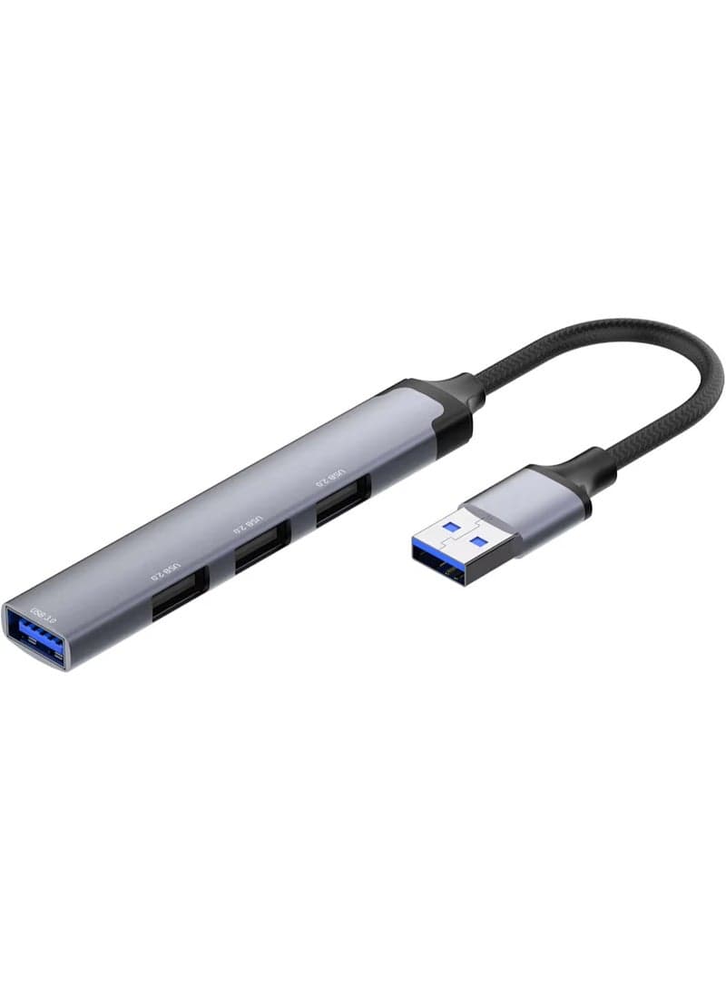 4 Port USB 3.0 Hub – High Speed USB Splitter with Data Transfer up to 5Gbps